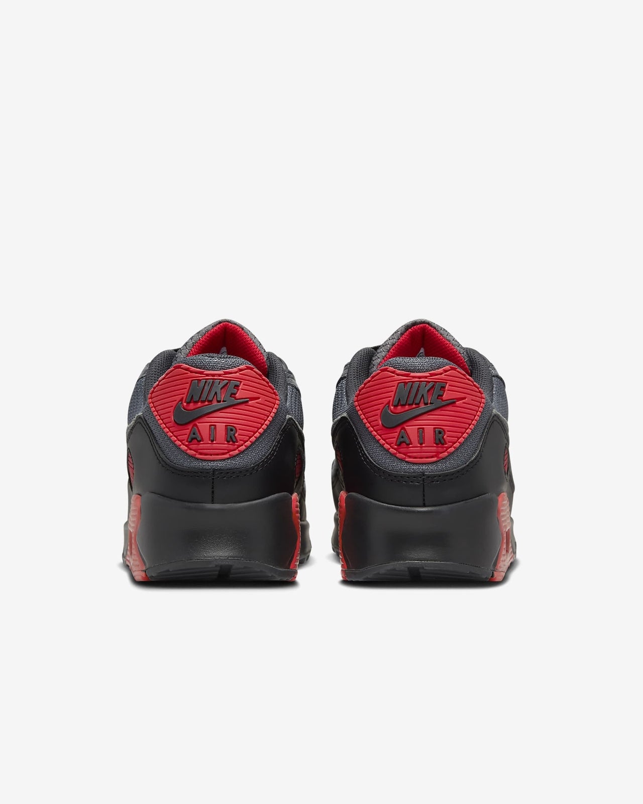 DM0029-007 Nike Air Max 90 Grey Red (Men's)