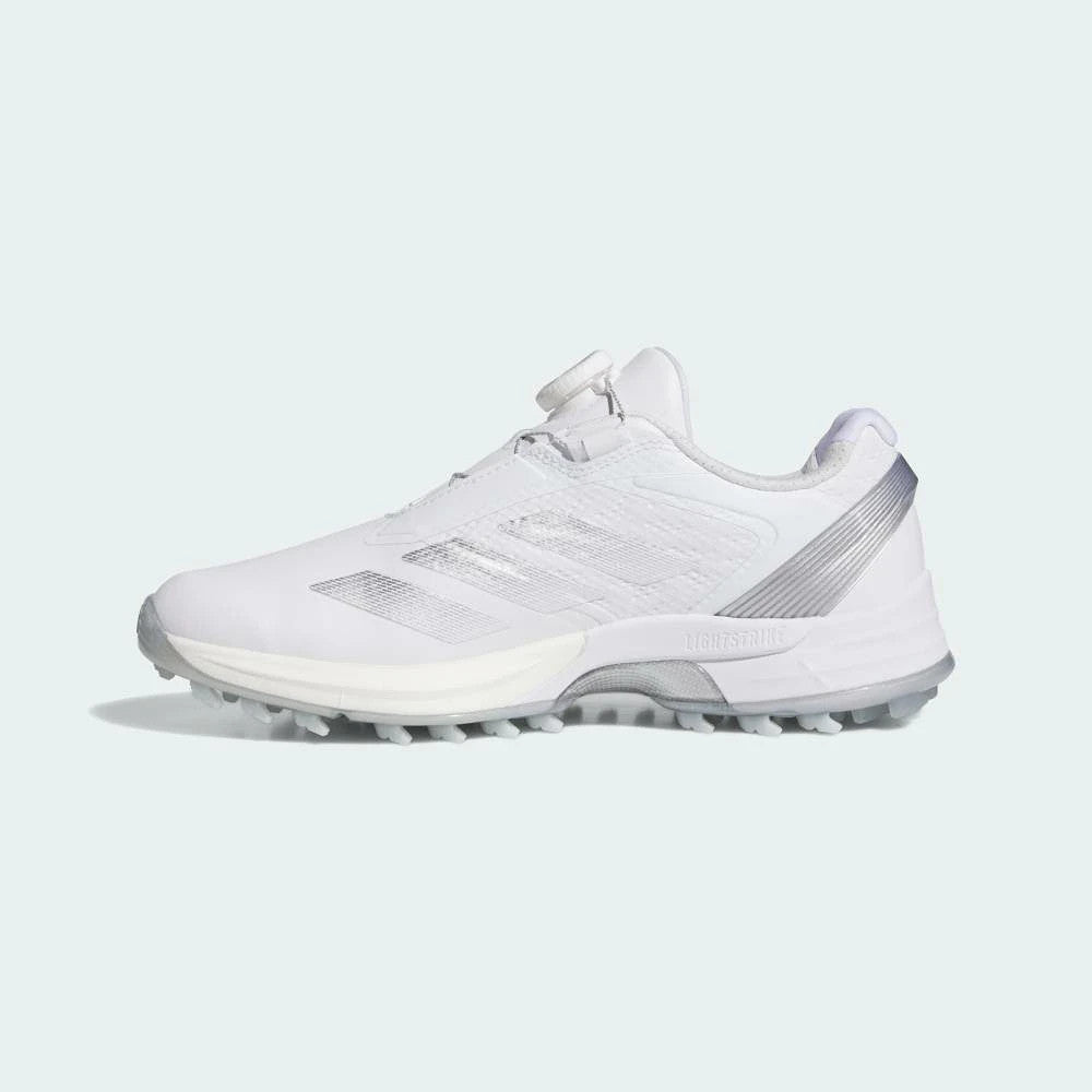 JS1764 adidas Adizero ZG Low Cut Boa Spikeless Golf Cloud White Silver (Women's)
