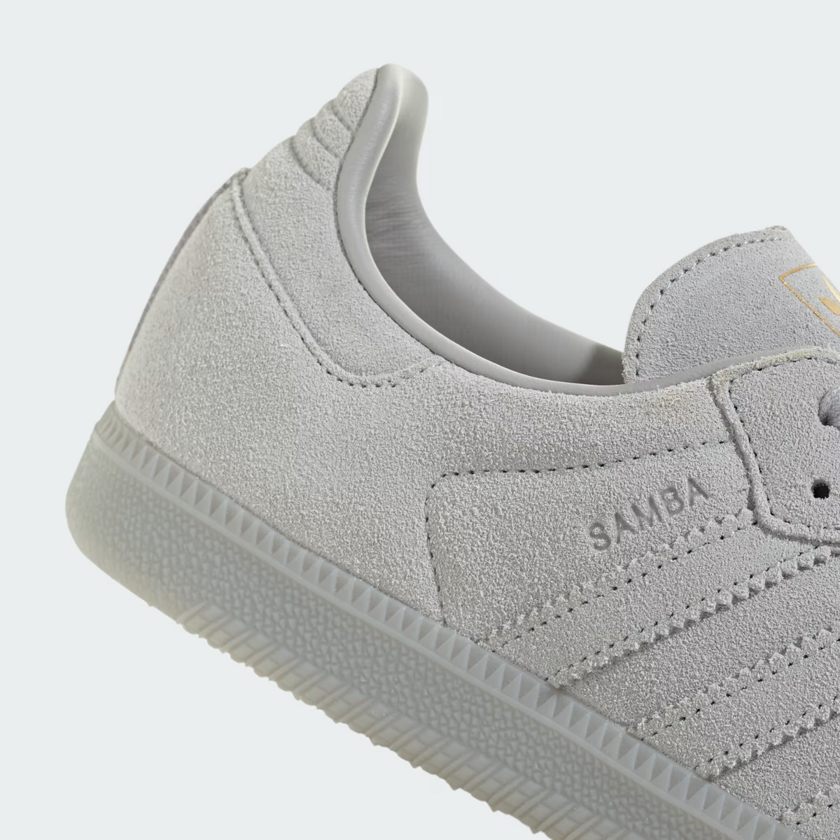 JR0888 adidas Originals Samba OG Grey Two Crystal White Gold Metallic (Men's)