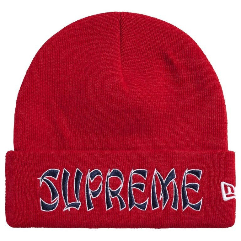 Supreme New Era Action Beanie Red
