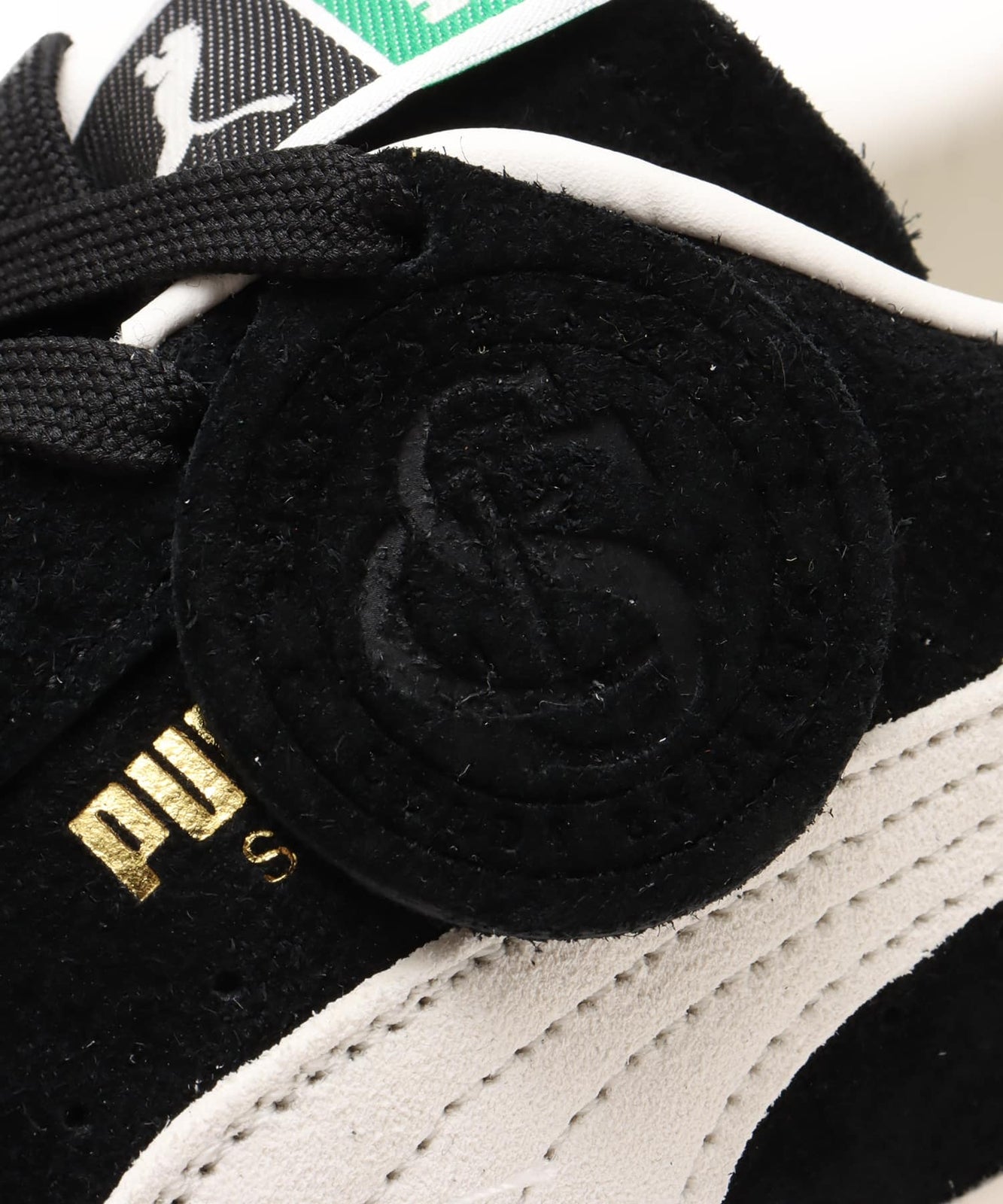 403700-01 Puma Suede Charles F Stead 1 Puma Black Puma White (Men's)