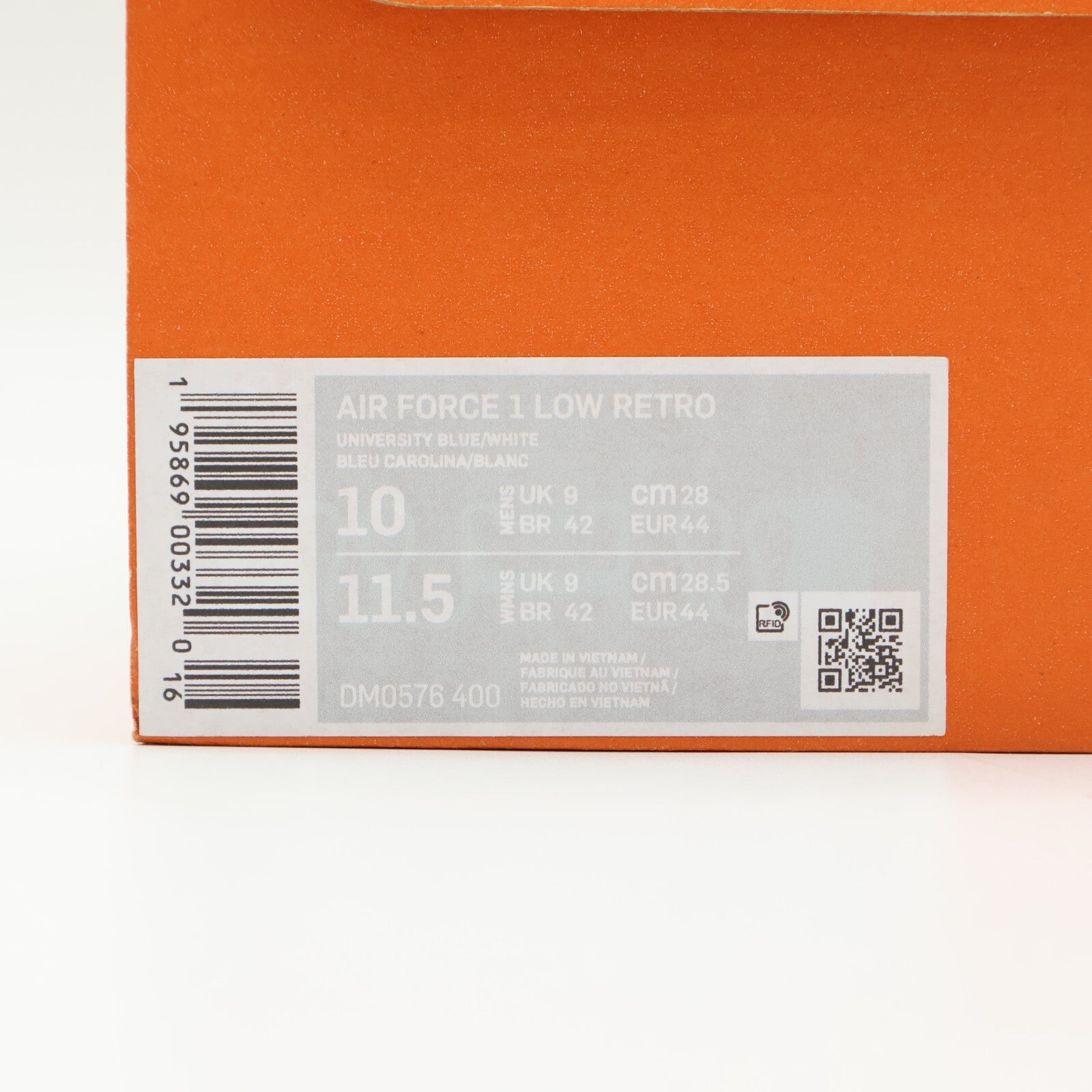 DM0576-400 Nike Air Force 1 Low Color of the Month University Blue (Men's)
