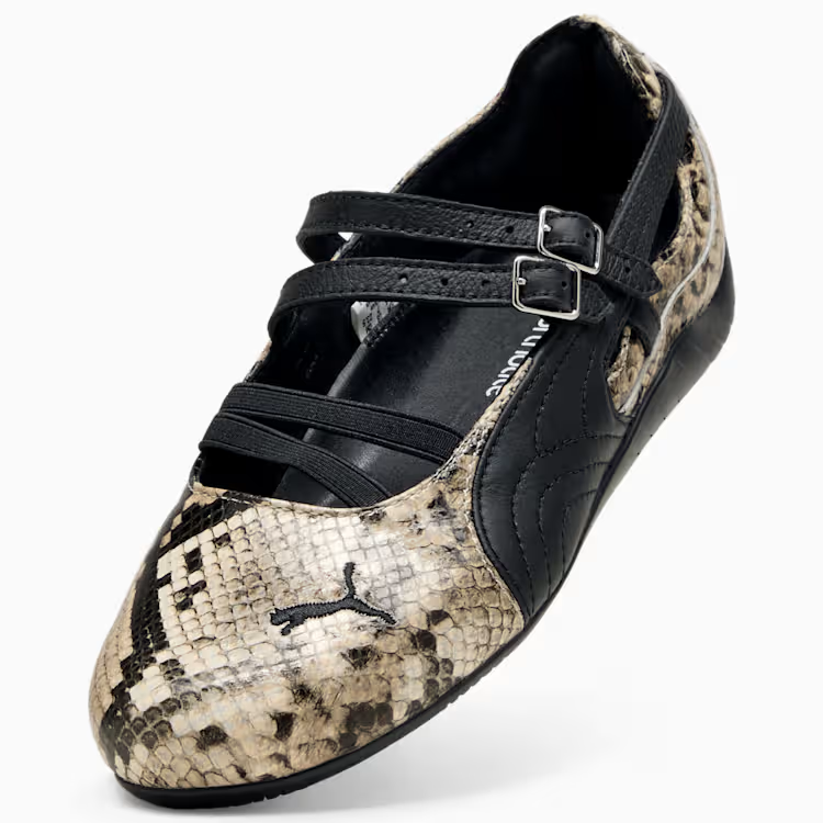 405326-01 Puma Speedcat Ballet Snake Puma Black Vapor Gray (Women's)
