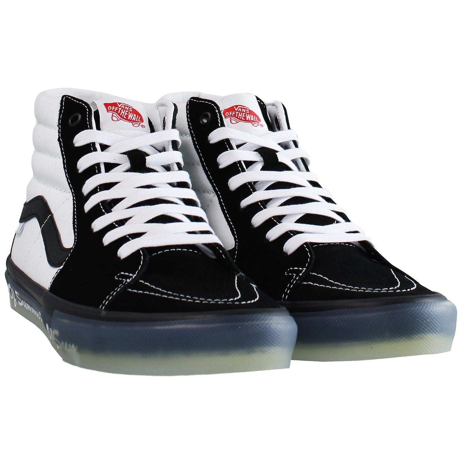 VN0A4BWYBD0 Boys of Summer Ã Vans Skate SK8-Hi Black/White (Men's)