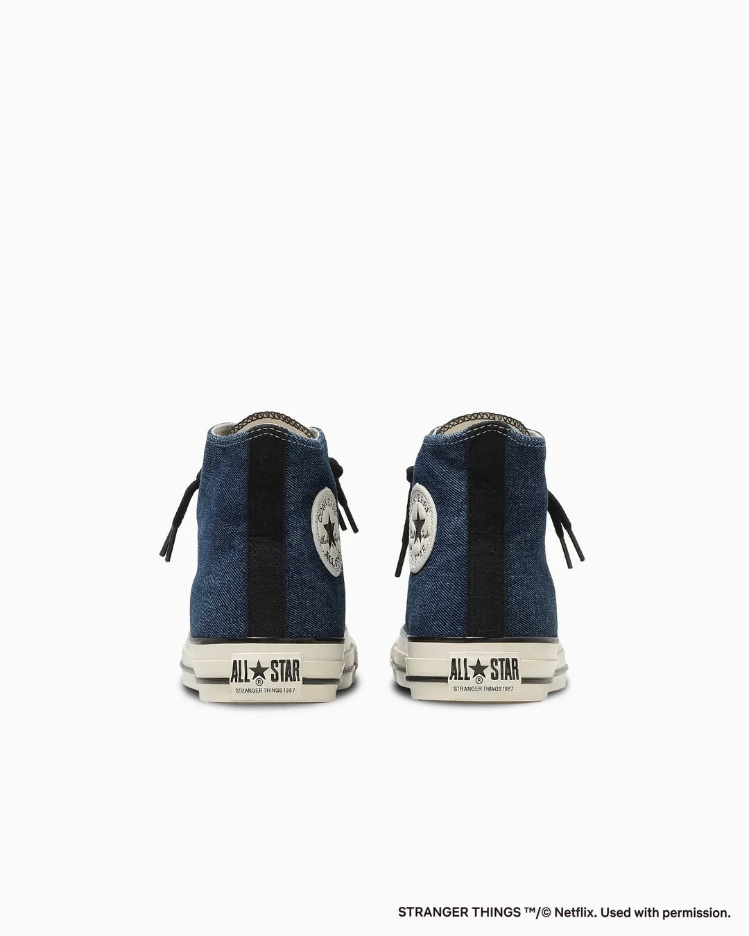 31317330 Stranger Things 5 Converse All Star Aged 87 CZ Hi Blue Black (Men's)