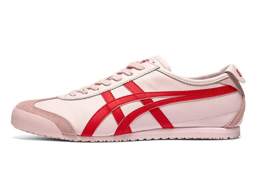 1183C102-702 Onitsuka Tiger Mexico 66 "Crystal Pink/Classic Red" (Men's)