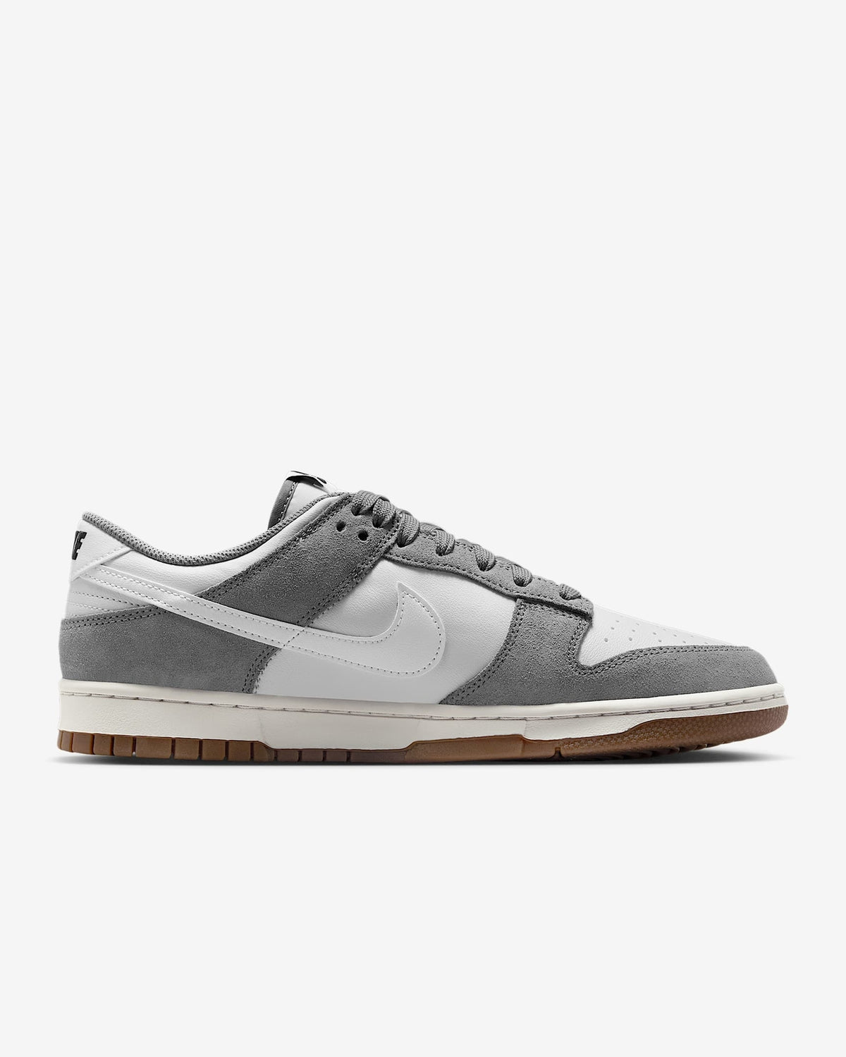 IB6399-001 Nike Dunk Low Grey Suede (Men's)