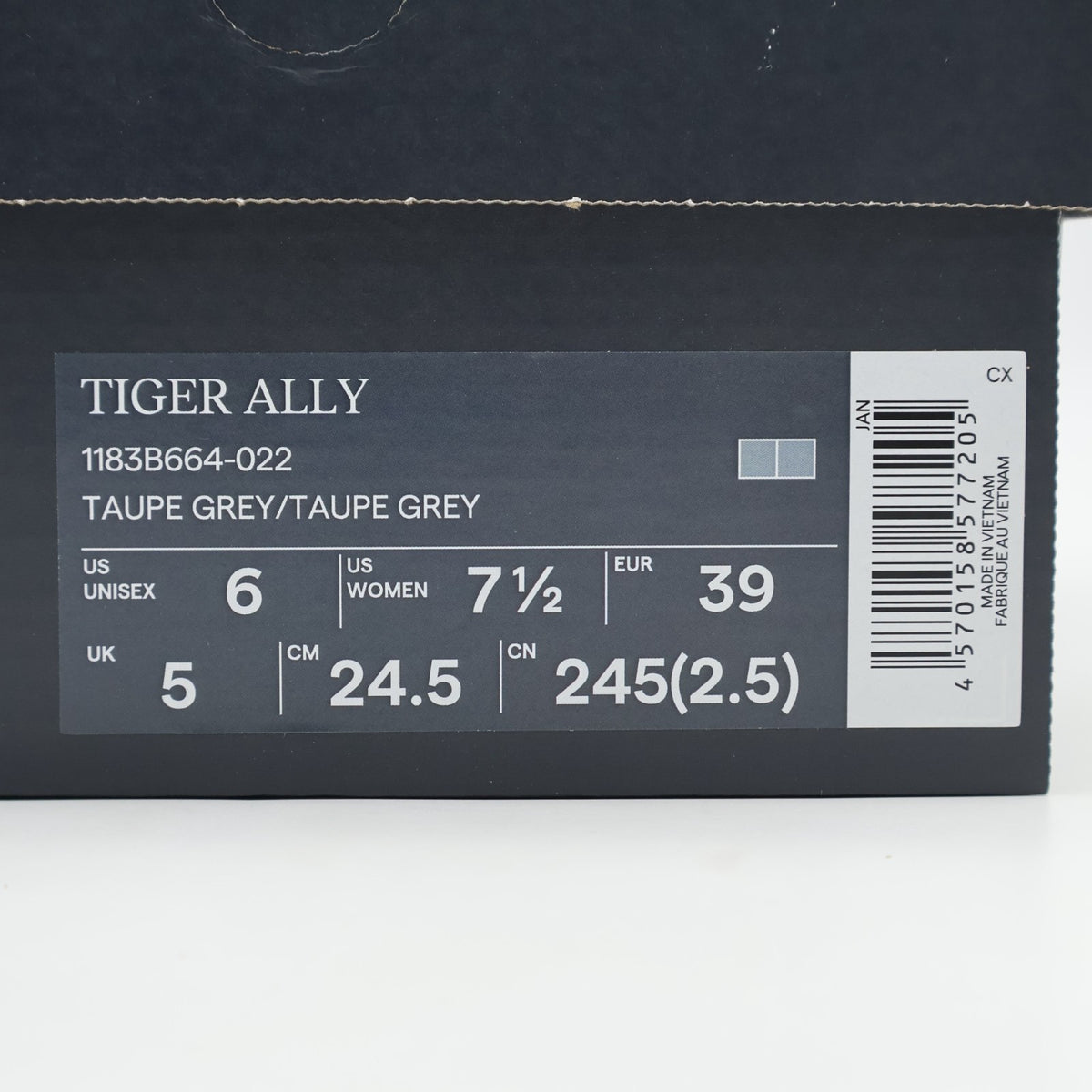 1183B664-022 Onitsuka Tiger Tiger Ally Taupe Grey Taupe Grey (Men's)