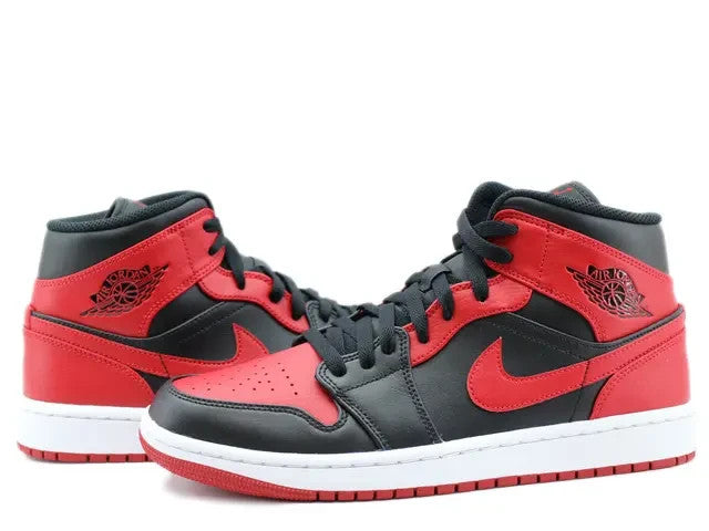 554724-074 Nike Air Jordan 1 Mid "Bred" (Men's)