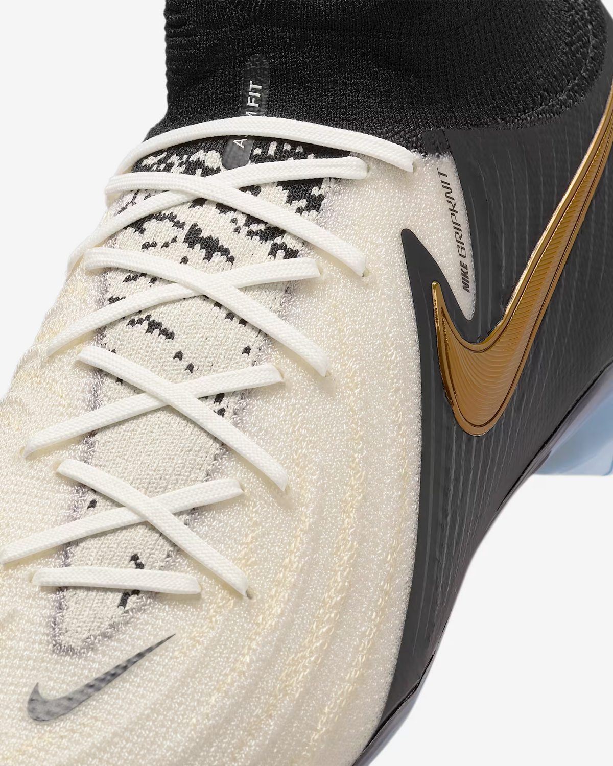 FJ2572-100 Nike Phantom Lunar 2 Elite White Metallic Gold Coin Black (Men's)