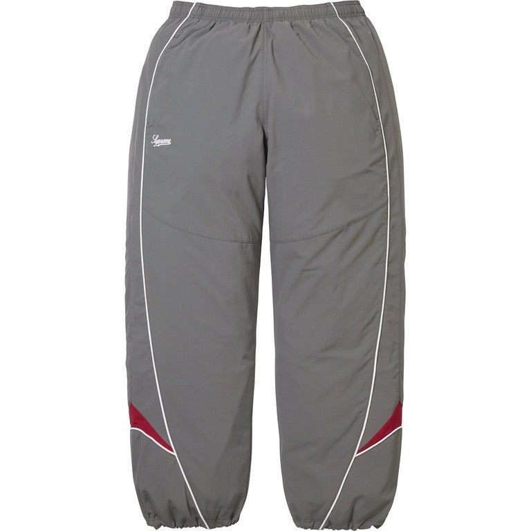 Supreme Contrast Piping Track Pant Grey