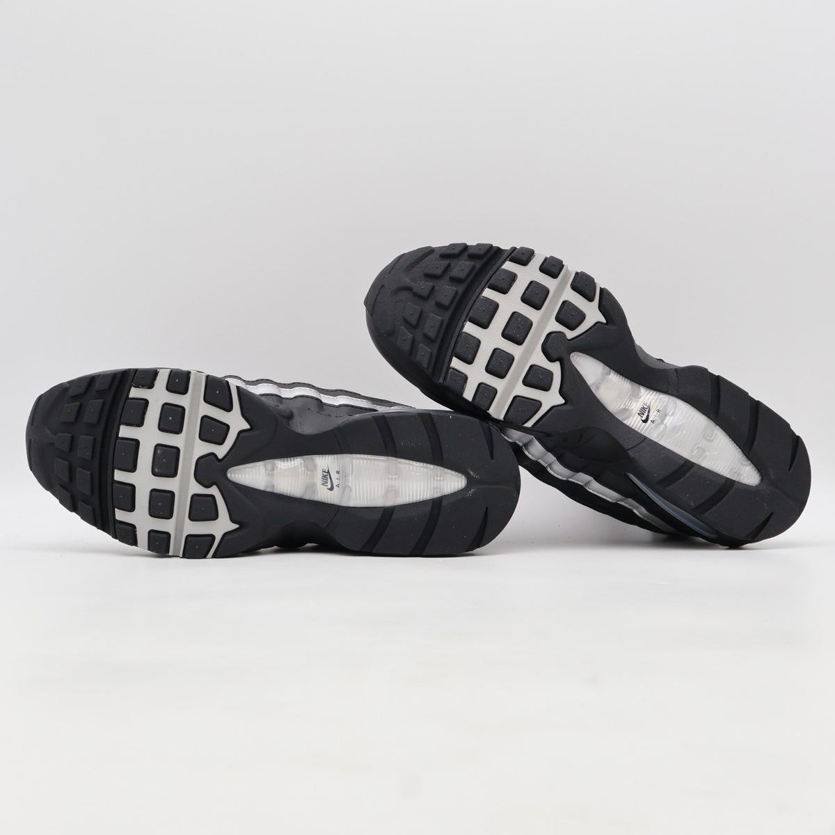 IB1667-003 Nike Air Max 95 OG Big Bubble Black White Metallic Silver (Men's)