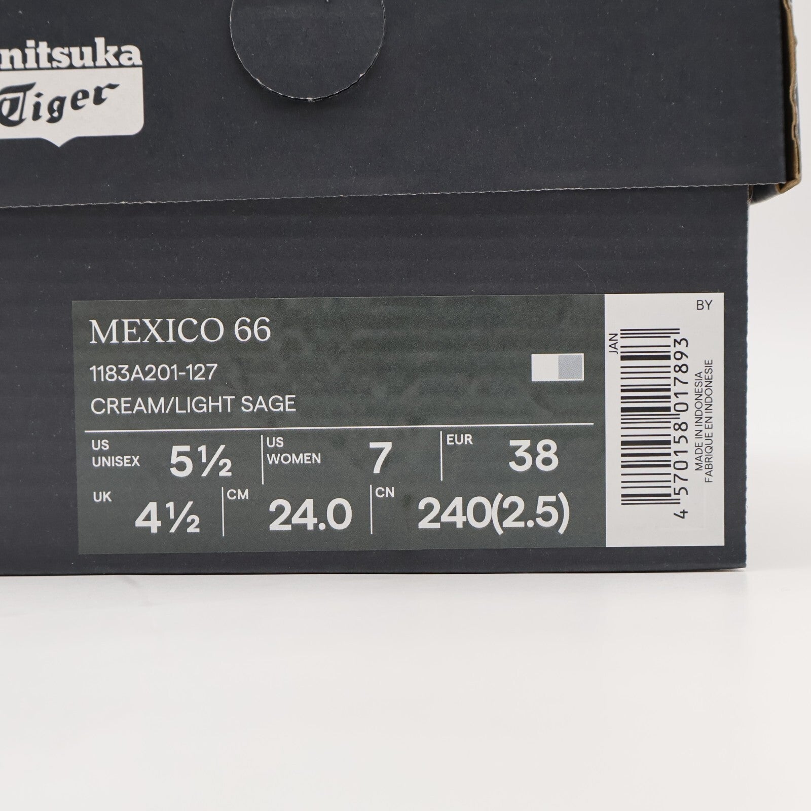 1183A201-127 Onitsuka Tiger Mexico 66 Cream Light Sage (Men's)