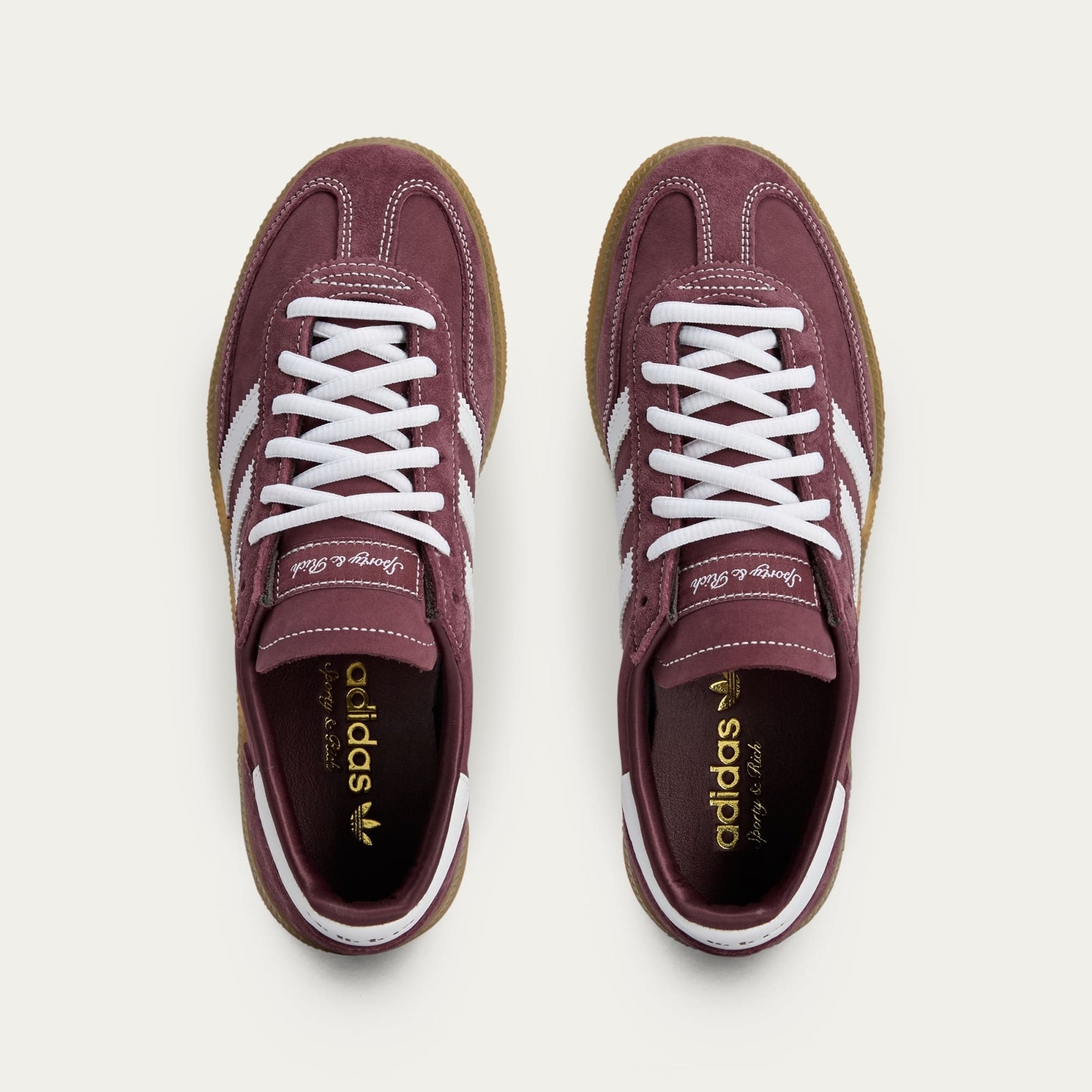 JP7068 Sporty Rich adidas Originals Handball Spezial Shadow Red (Men's)