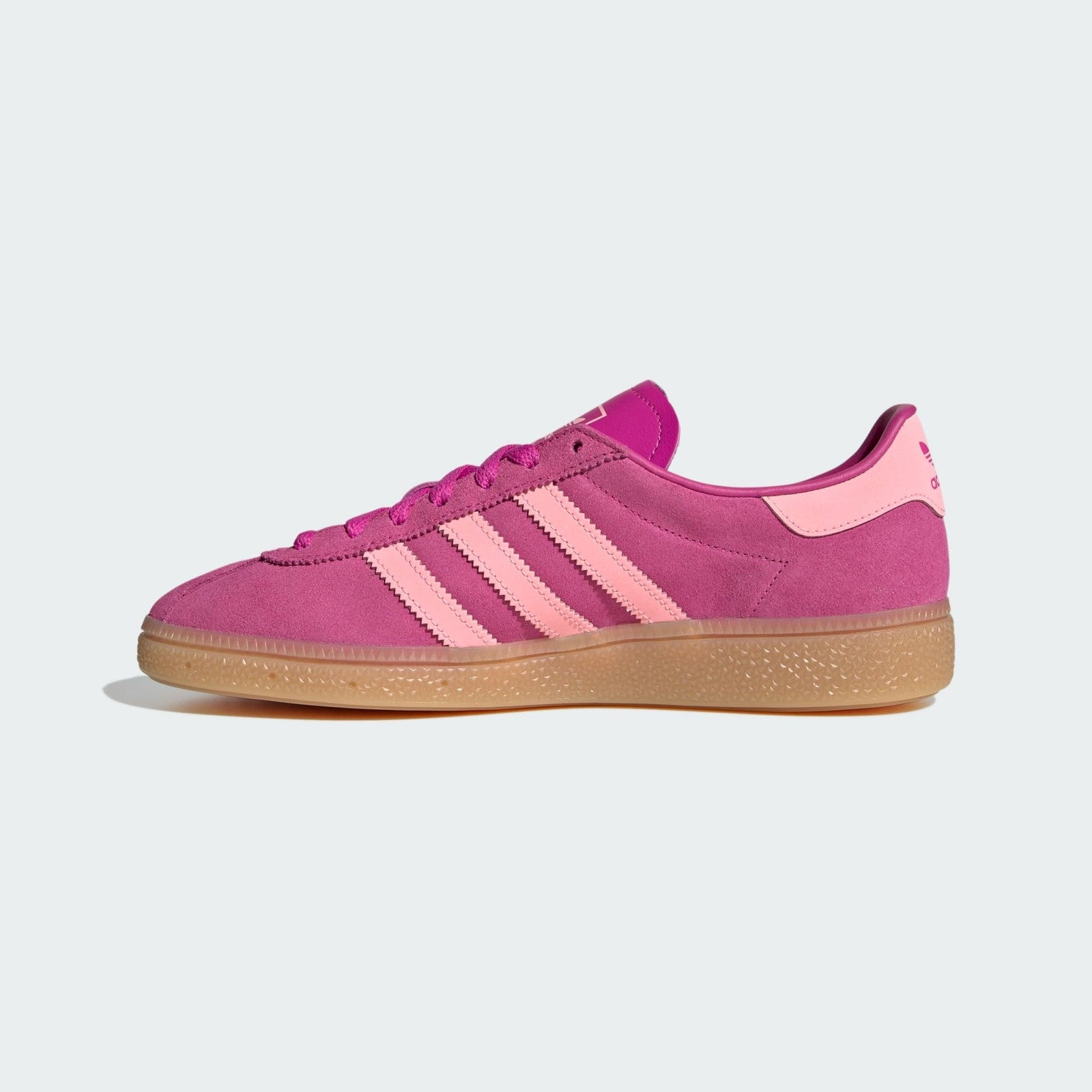 JS3998 adidas Originals Munchen Semi Lucid Fuchsia Glow Pink Gum (Women's)