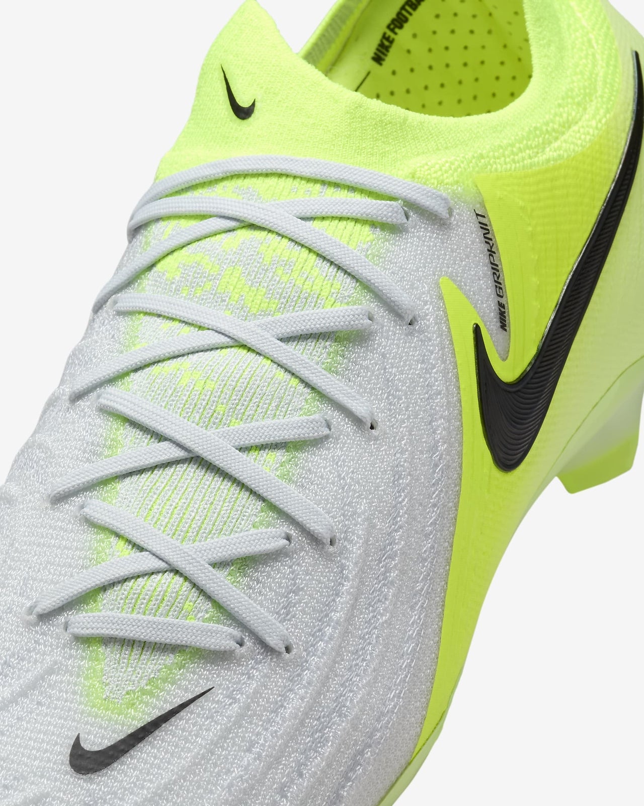 FJ2559-003 Nike Phantom GX 2 Elite Metallic Silver Volt Black (Men's)