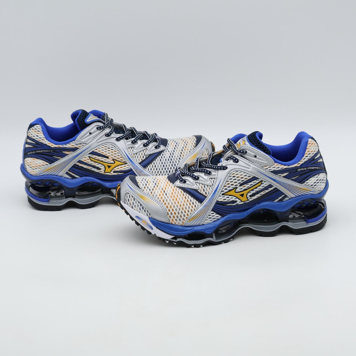 D1GA265501 Mizuno Wave Prophecy 1 Blue Yellow Silver (Men's)