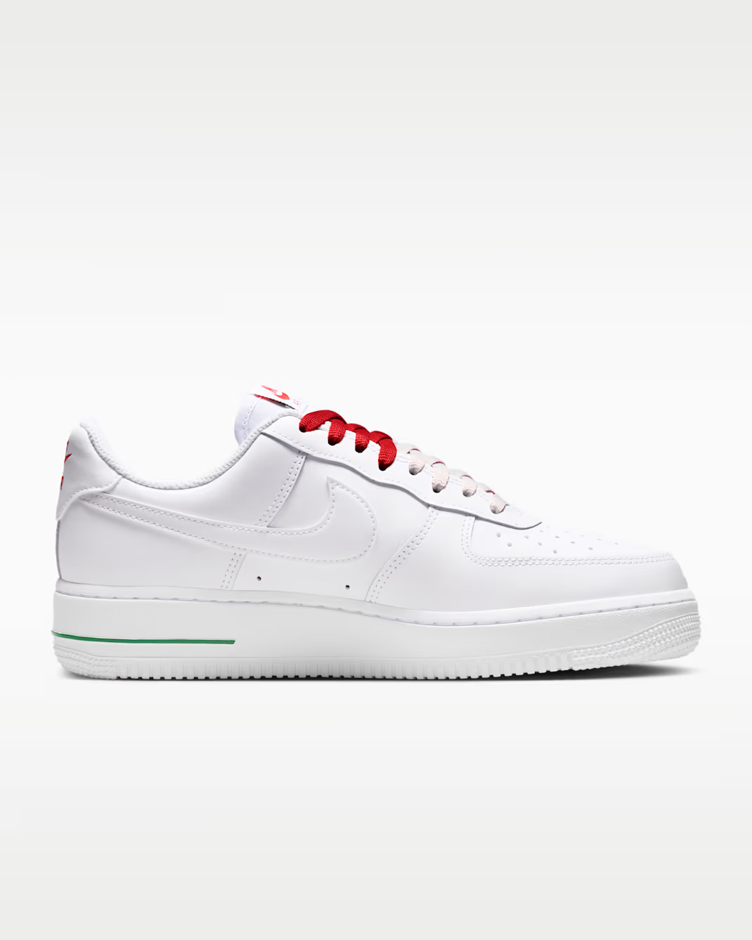 IF0498-100 Nike Air Force 1 Low '07 SE White Sport Red Pine Green (Women's)