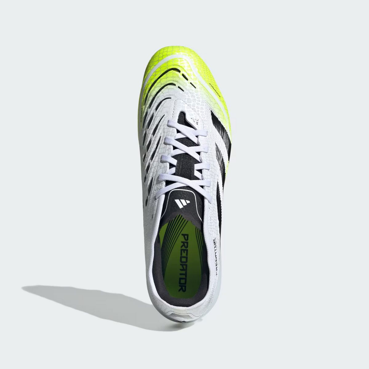 JR4516 adidas Predator Pro HG Cloud White/Core Black/Lucid Lemon (Men's)