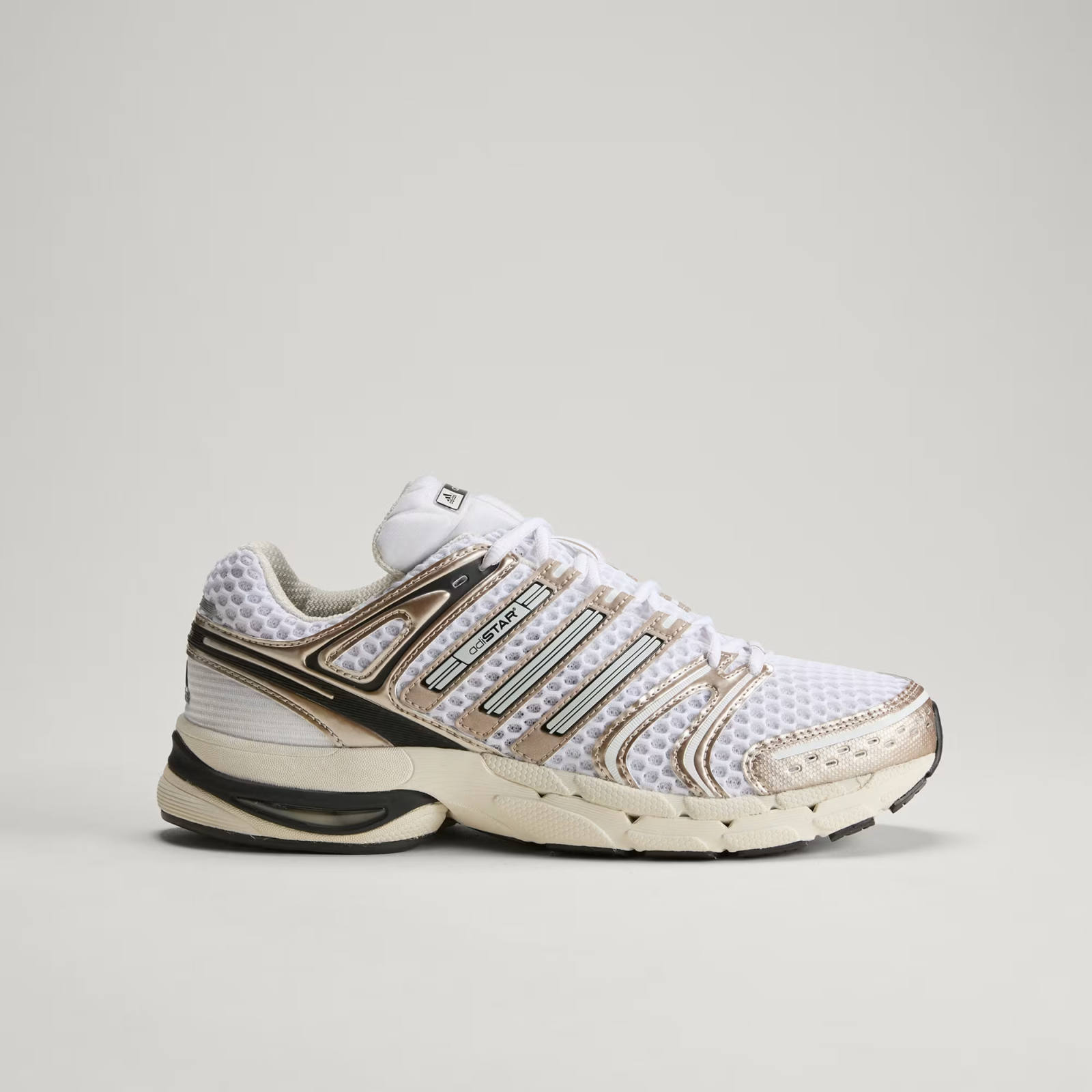 KI4470 Adidas Adistar Control 5 "Cloud White/Orbit Grey/Champagne Met" (Men's)