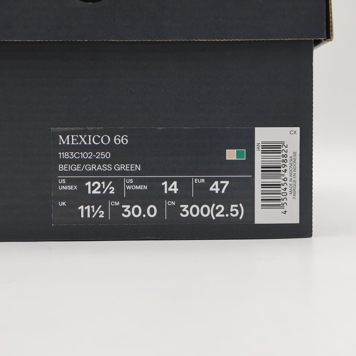 1183C102-250 Onitsuka Tiger Mexico 66 Beige Grass Green (Men's)
