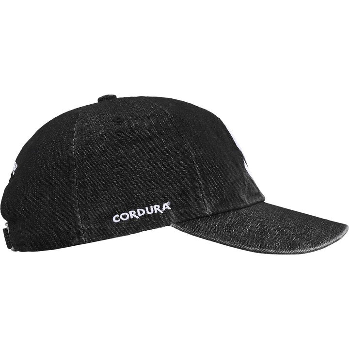Supreme Cordura Denim S Logo 6-Panel Black