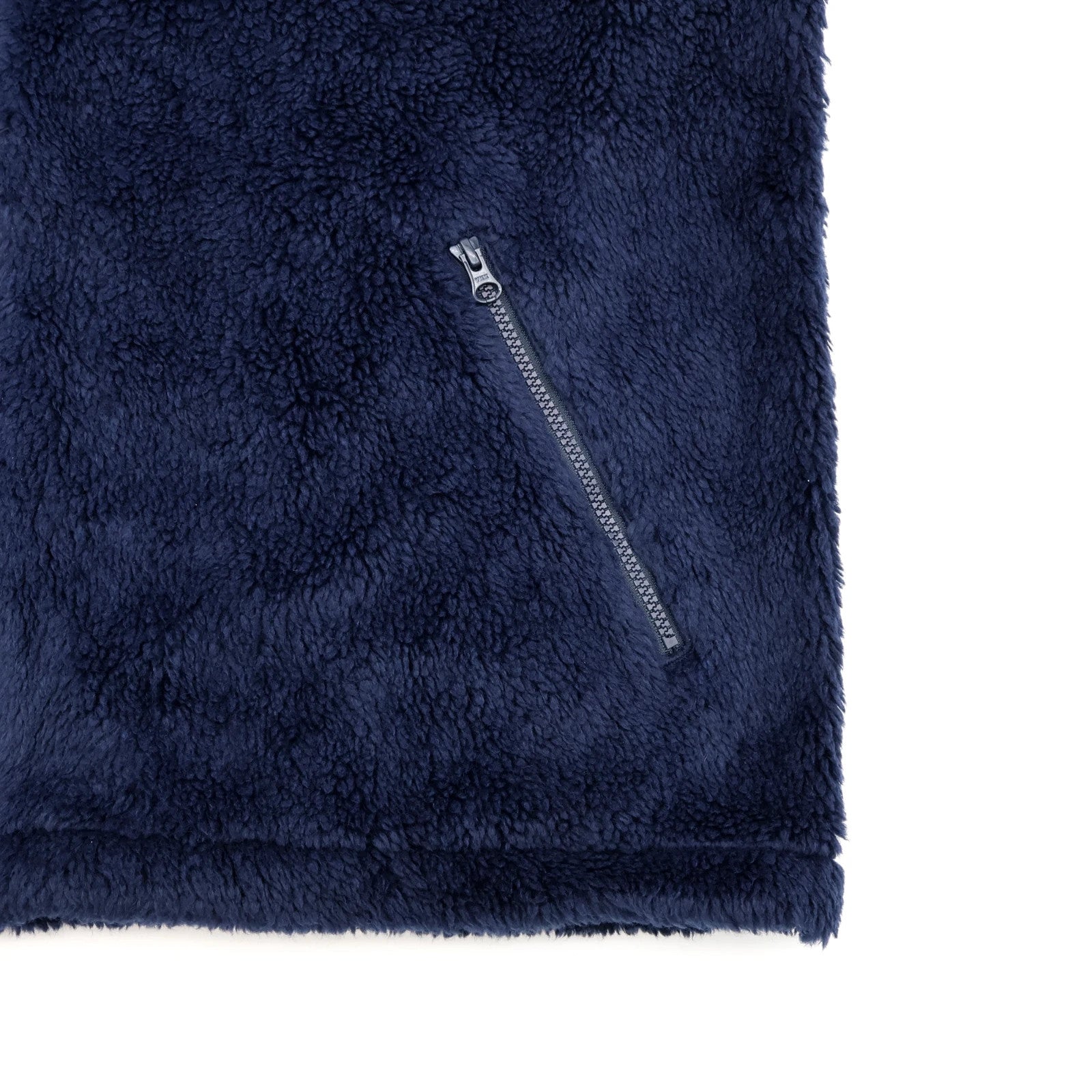 Supreme Shoulder Logo Fleece Jacket Navy