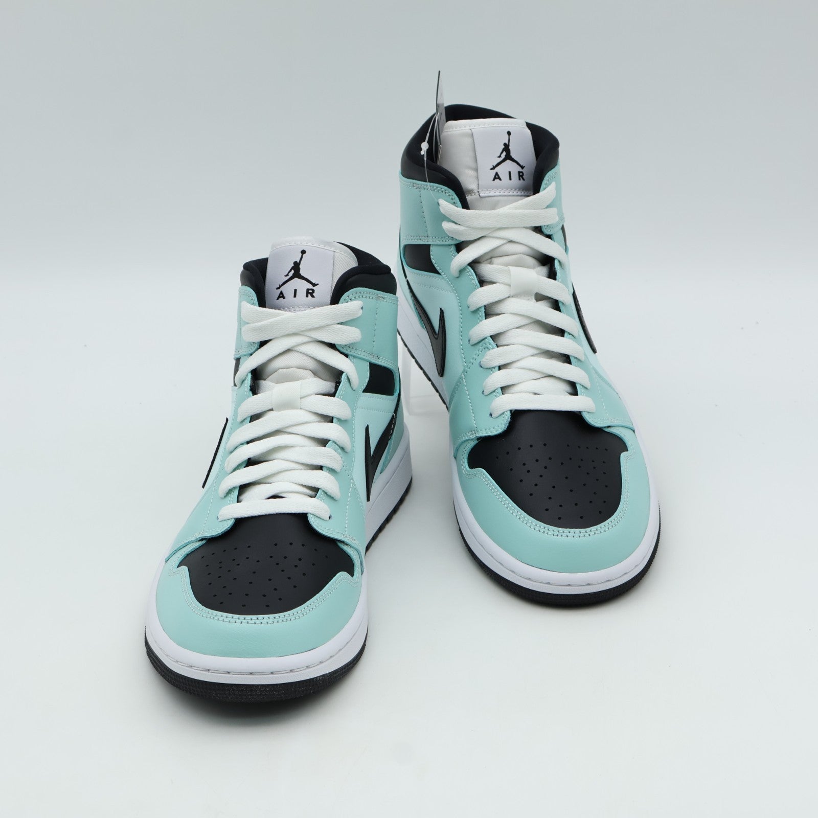 BQ6472-300 Nike Air Jordan 1 Mid "Aqua Blue" (Women's)