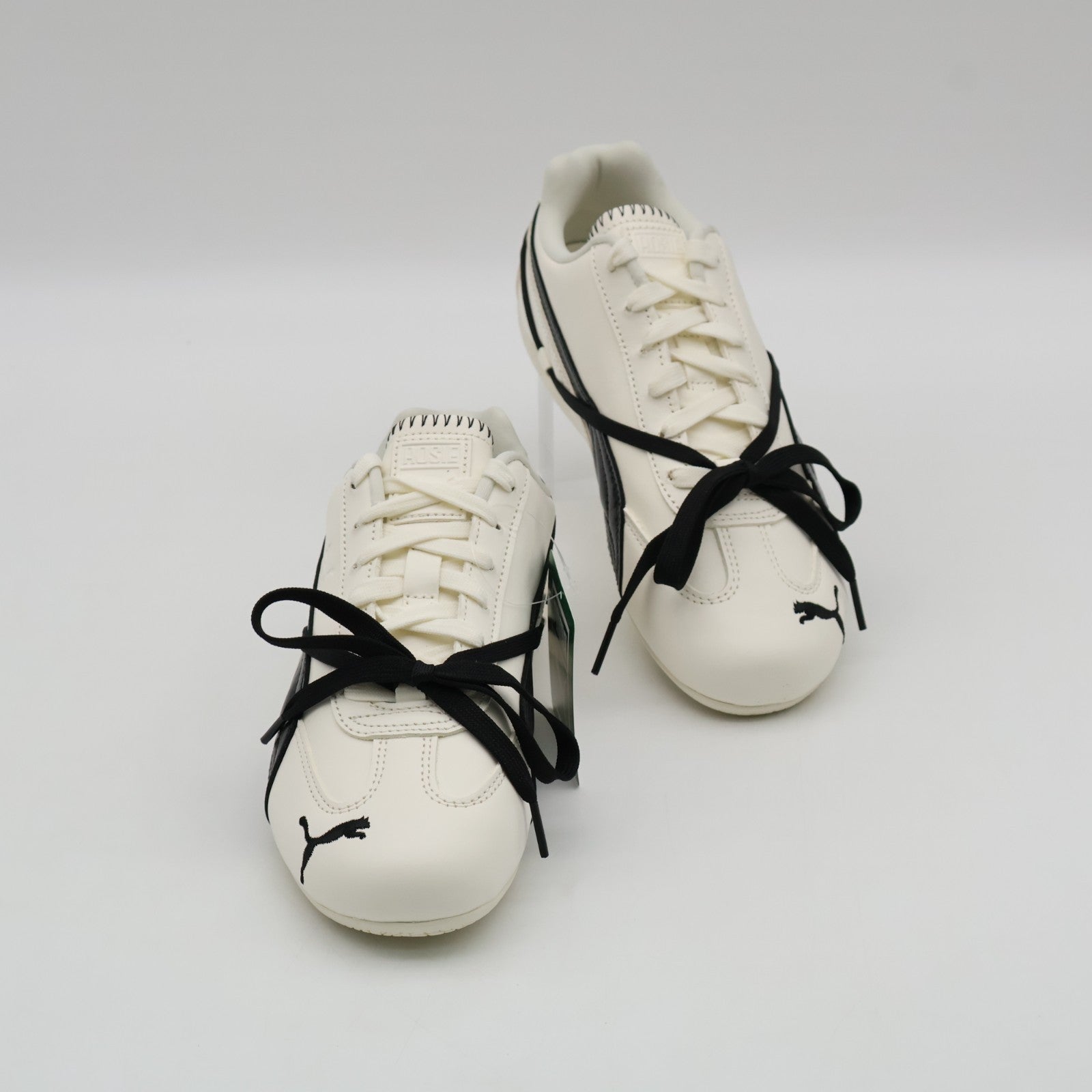 404390-01 BLACKPINK ROSE Puma Speedcat LEA Warm White PUMA Black (Women's)
