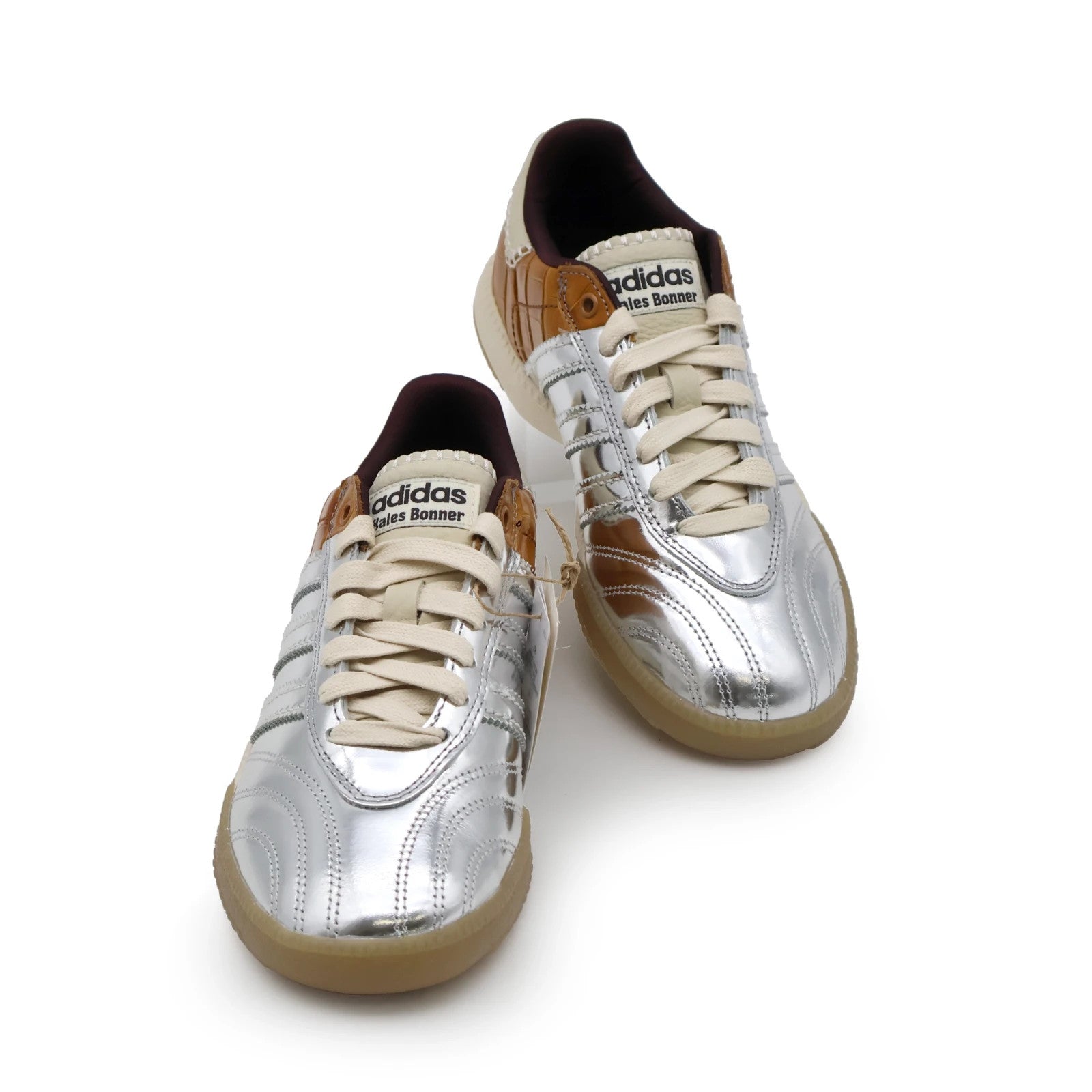 IH5777 Wales Bonner adidas Originals MN Samba Silver Metallic Easy Yellow (Men's