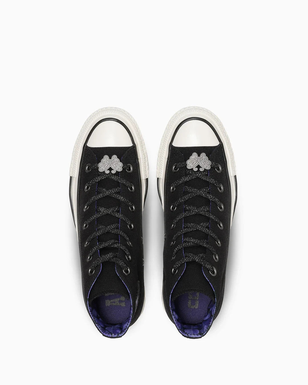 31318040 ANNA SUI Converse All Star Aged Hi Black Purple (Men's)