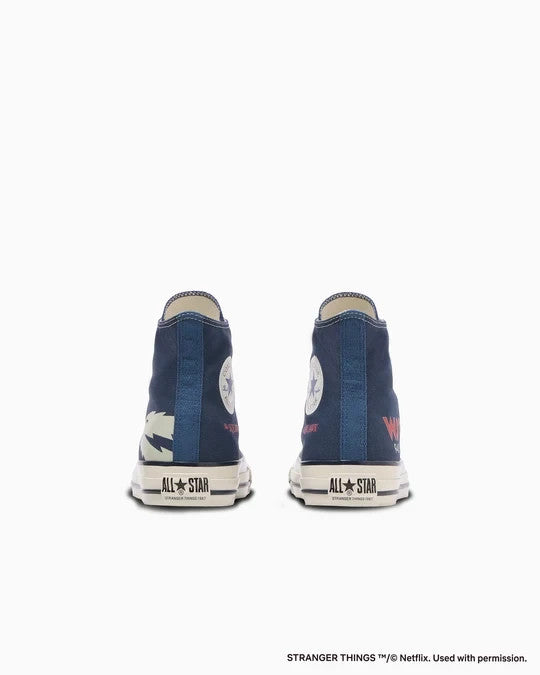 31316480 Stranger Things 5 Ã Converse All Star Aged 87 TS Hi Navy (Men's)