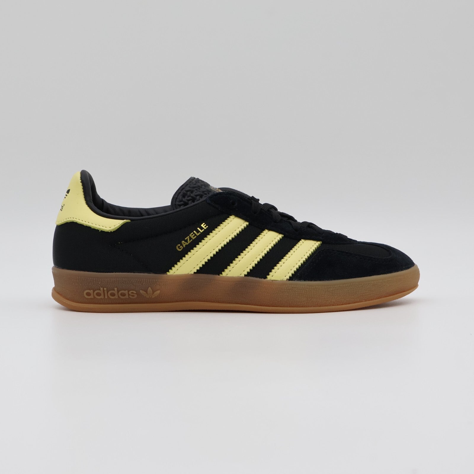 IG4999 adidas Originals Gazelle Indoor Core Black Almost Yellow Gum (Men's)