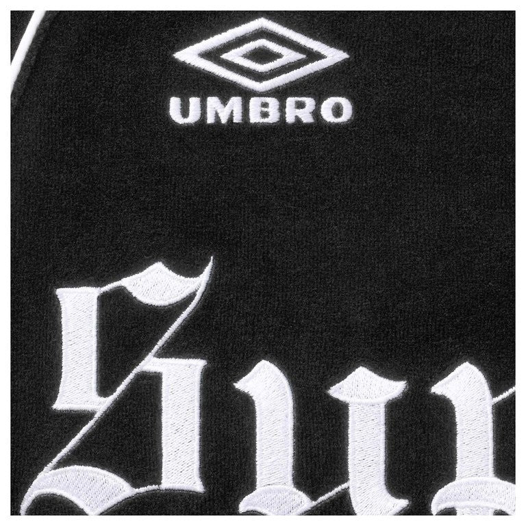 Supreme x Umbro Velour Track Jacket Black