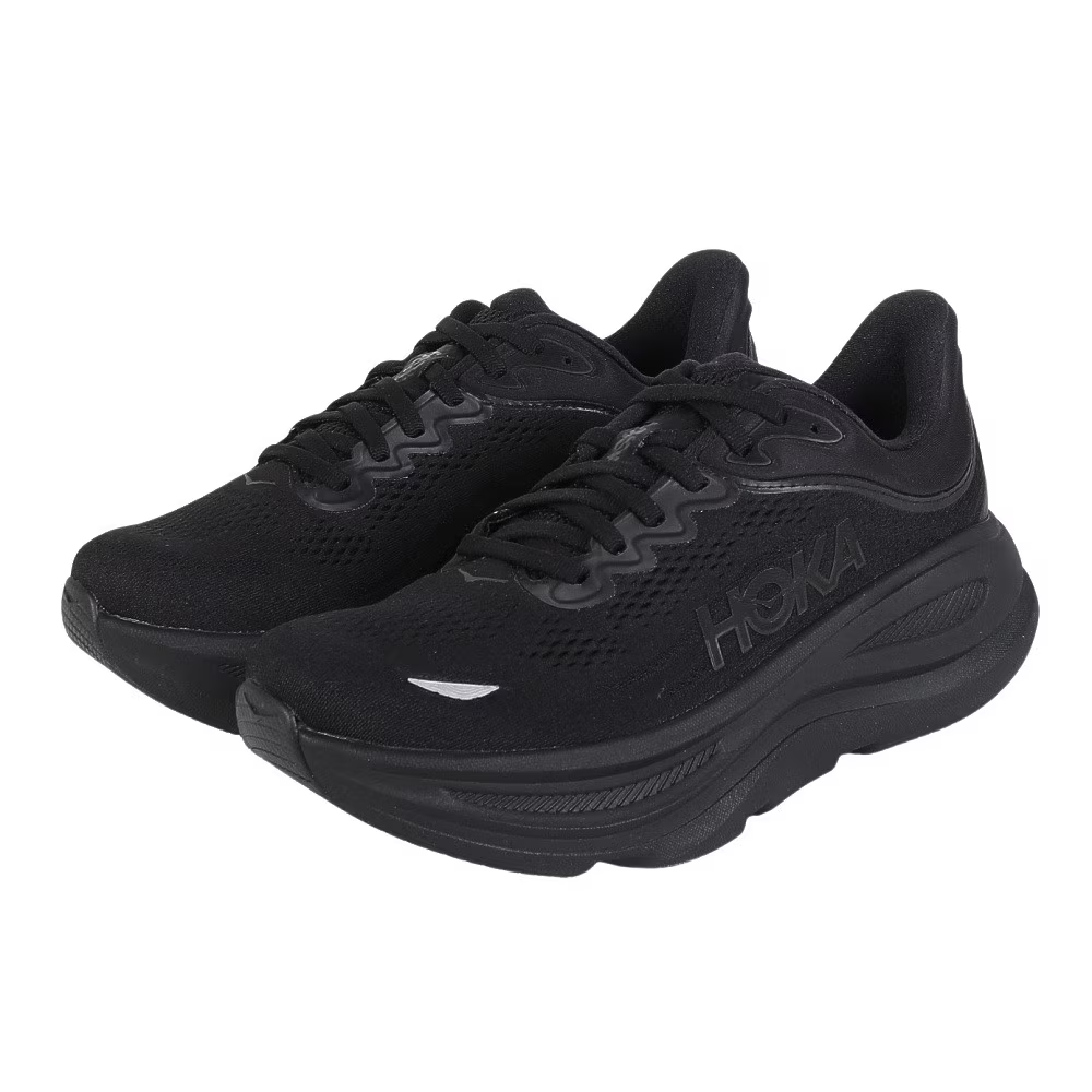 1162013-BBLC Hoka Bondi 9 Wide Black Black (Men's)