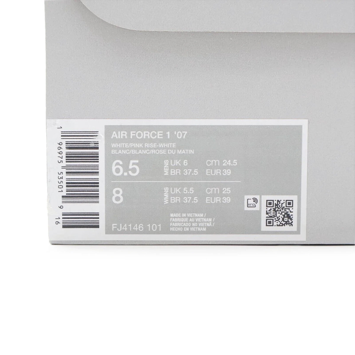 FJ4146-101 Nike Air Force 1 Low '07 Pink Rise (Men's)
