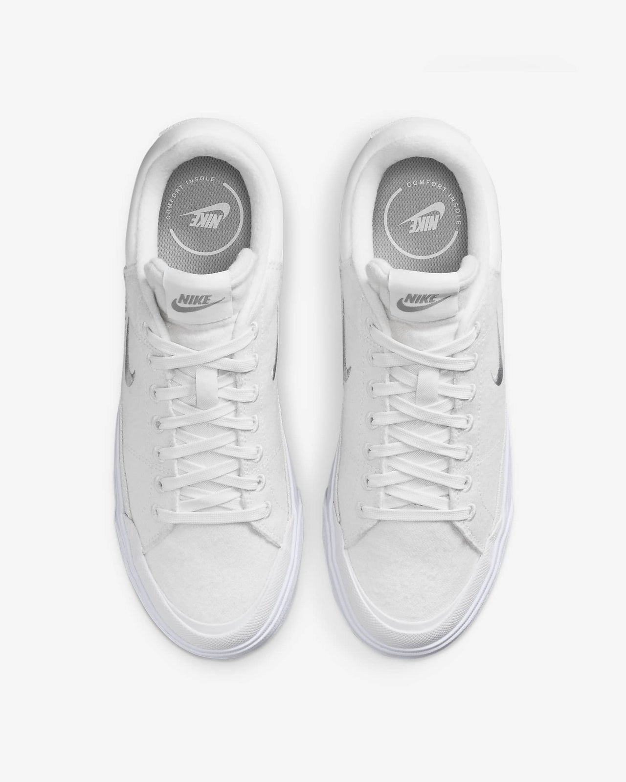 FZ2606-100 Nike Court Legacy Lift Summit White Phantom Light Smoke (Women's)