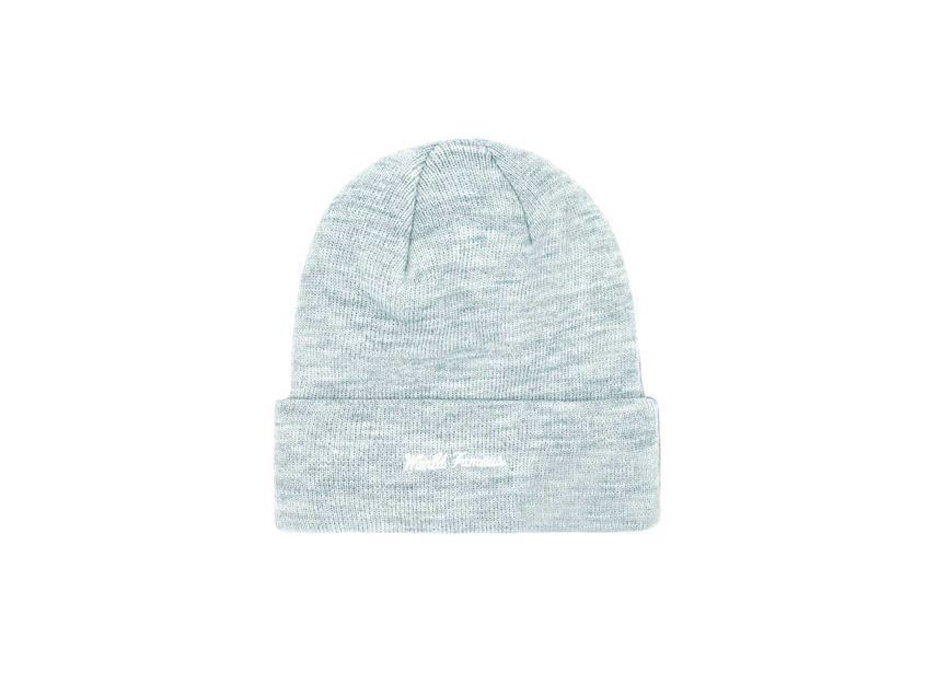 Supreme New Era Box Logo Beanie Heather Grey 23FW