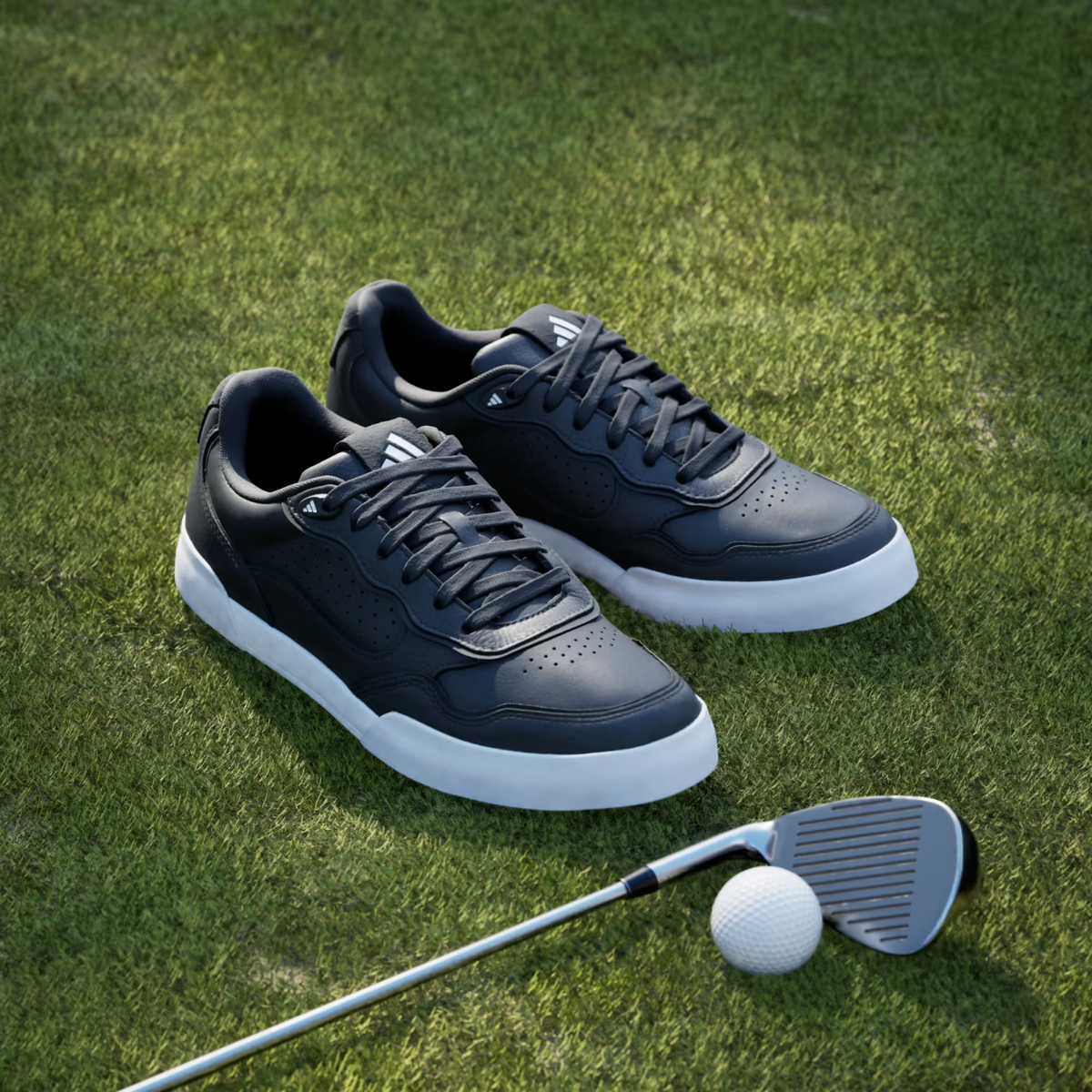 IH9978 adidas Retrocross 25 Spikeless Golf Core Black/Cloud White/Gum (Men's)