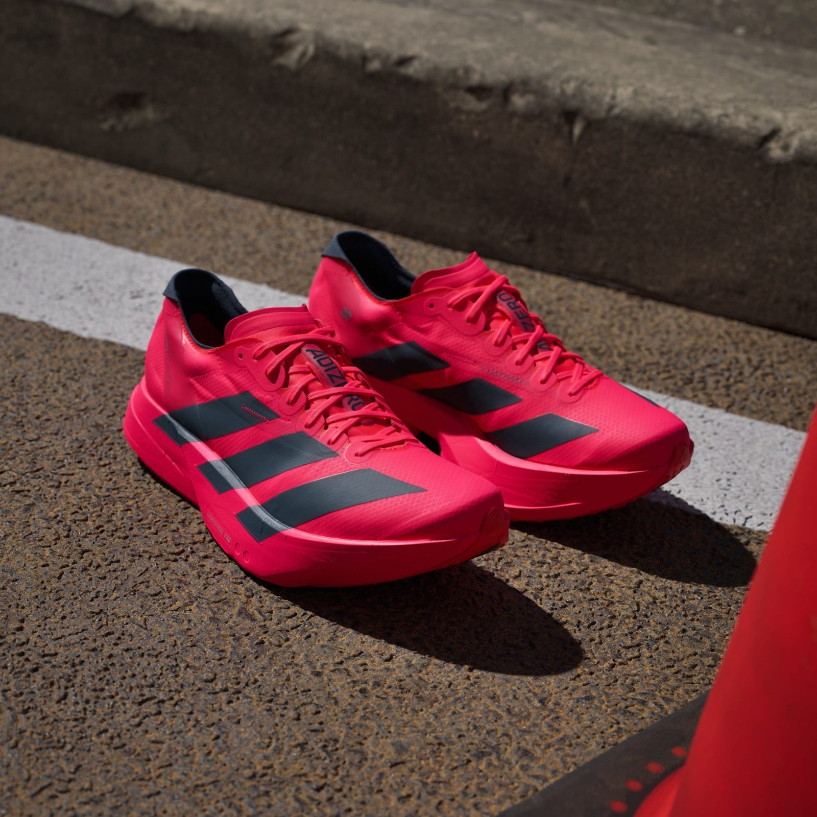 JR6368 adidas Adizero Adios Pro 4 Lucid Red Core Black Lucid Red (Men's)