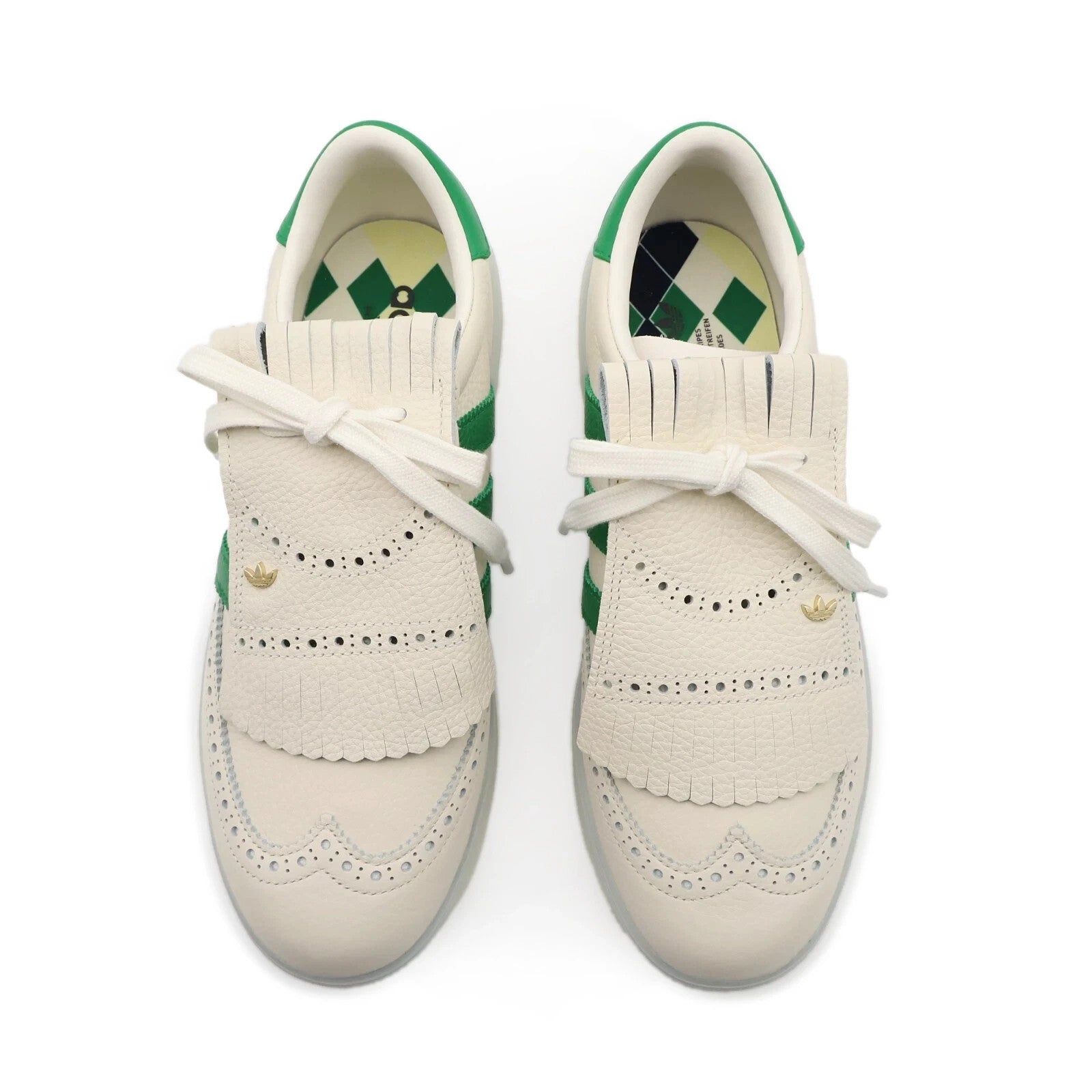 IH8436 adidas Originals Coursecup Spikeless Golf Chalk White Green (Men's)