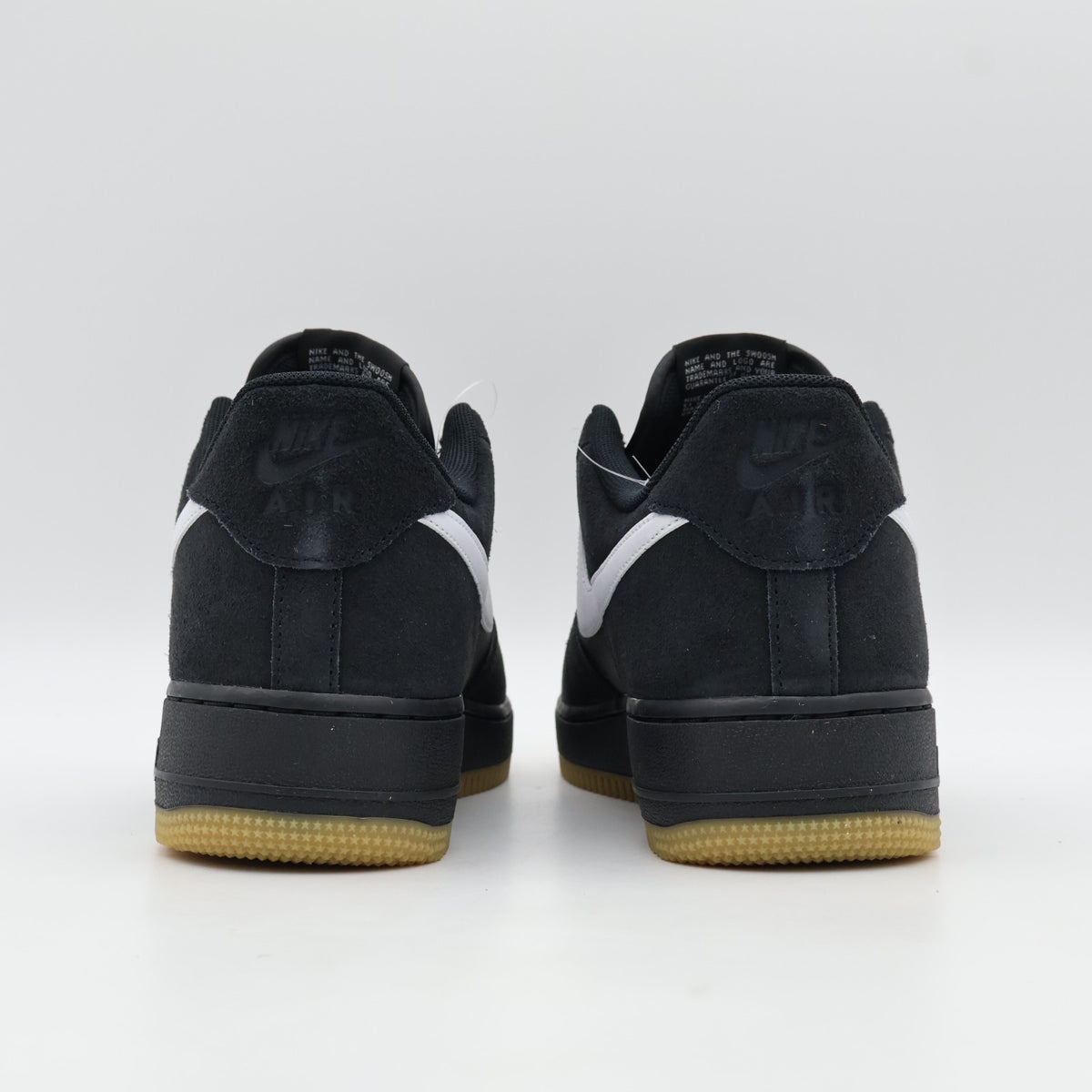 IB6388-001 Nike Air Force 1 '07 LV8 Black Gum Light Brown White (Men's)
