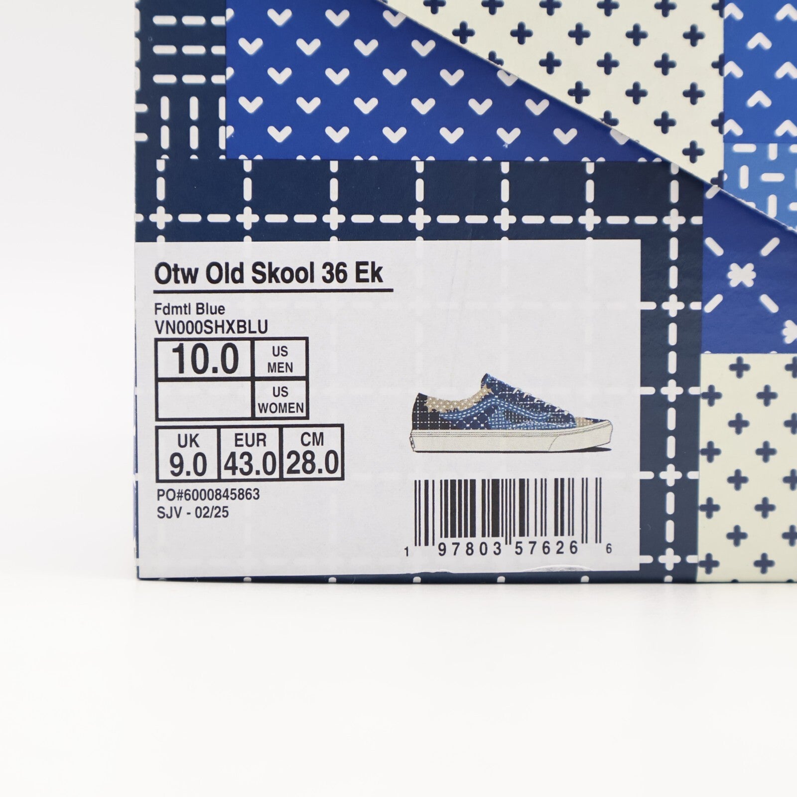 VN000SHXBLU FDMTL Ã OTW by Vans Old Skool 36 Denim (Men's)