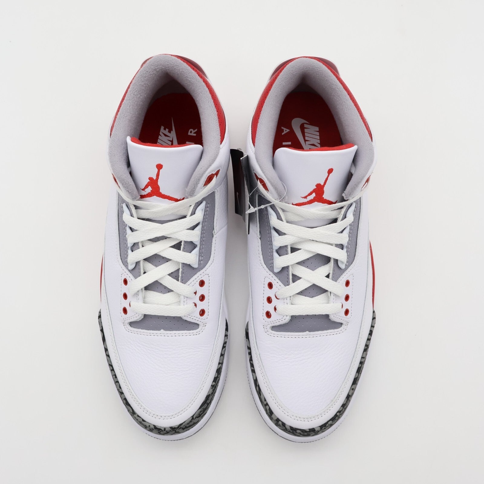 DN3707-160 Nike Air Jordan 3 OG Fire Red White Cement Grey Black (Men's)