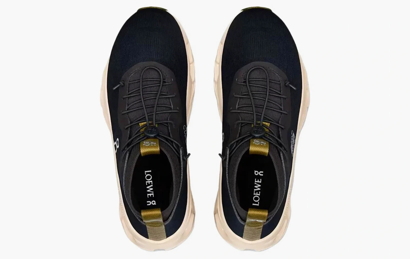 3MG10835483 LOEWE Ã On Cloudtilt Hi "Black/Oatmeal/Olive"