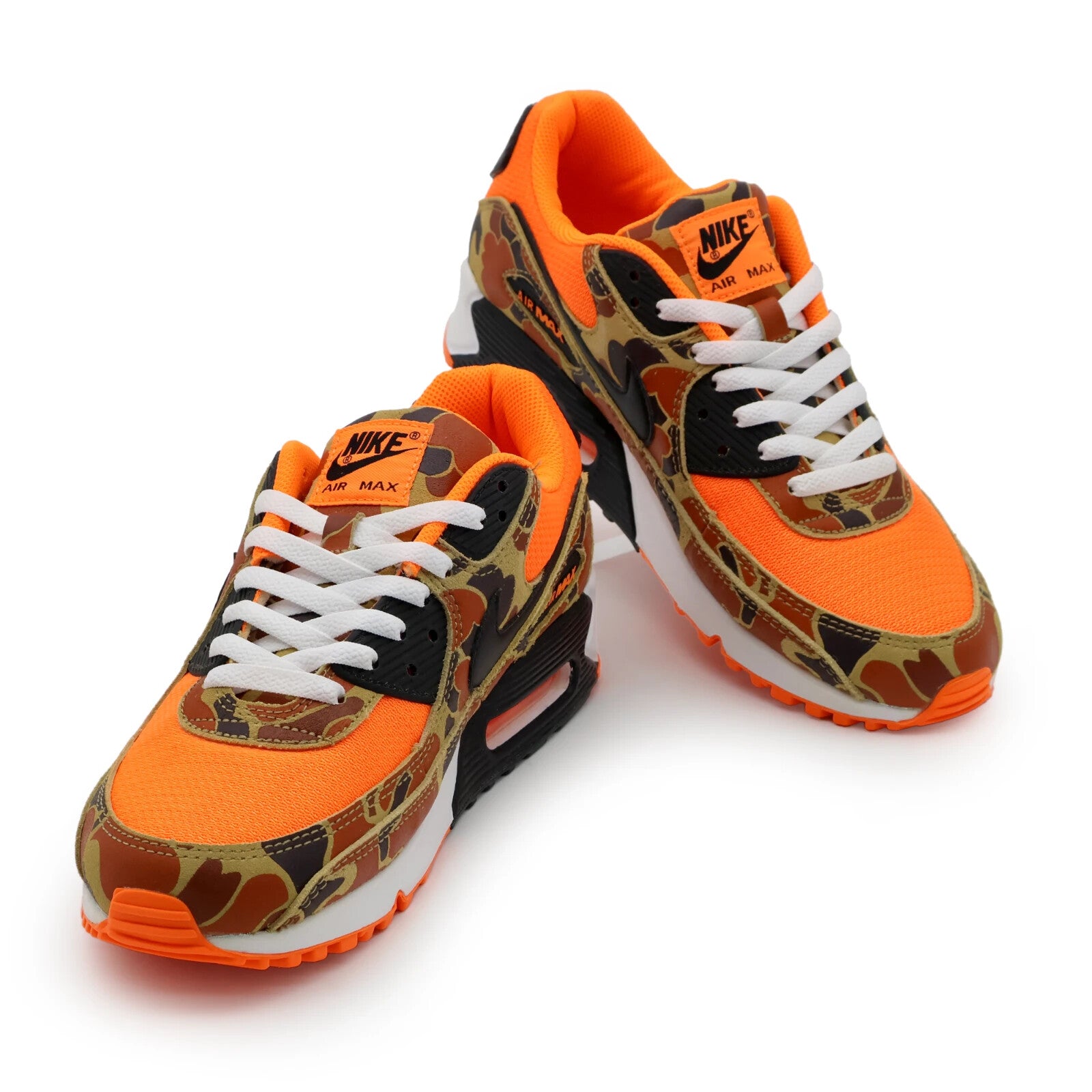CW4039-800 Nike Air Max 90 Total Orange Duck Camo Black (Men's)