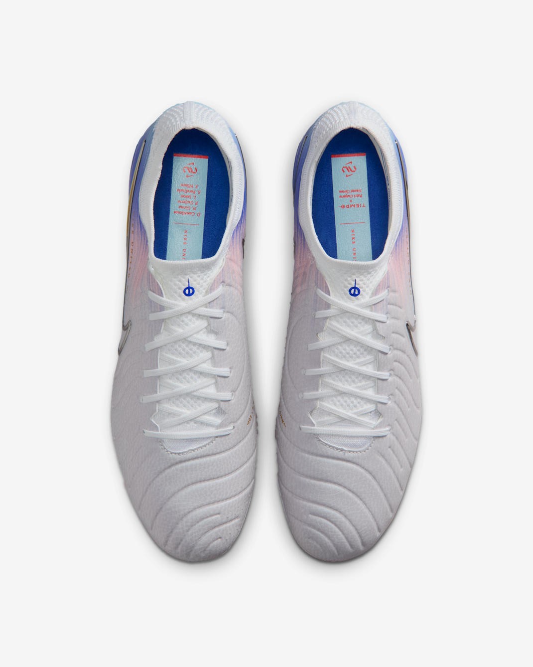 IB2467-001 Nike United Tiempo Legend 10 Elite FG Vast Grey Racer Blue (Men's)