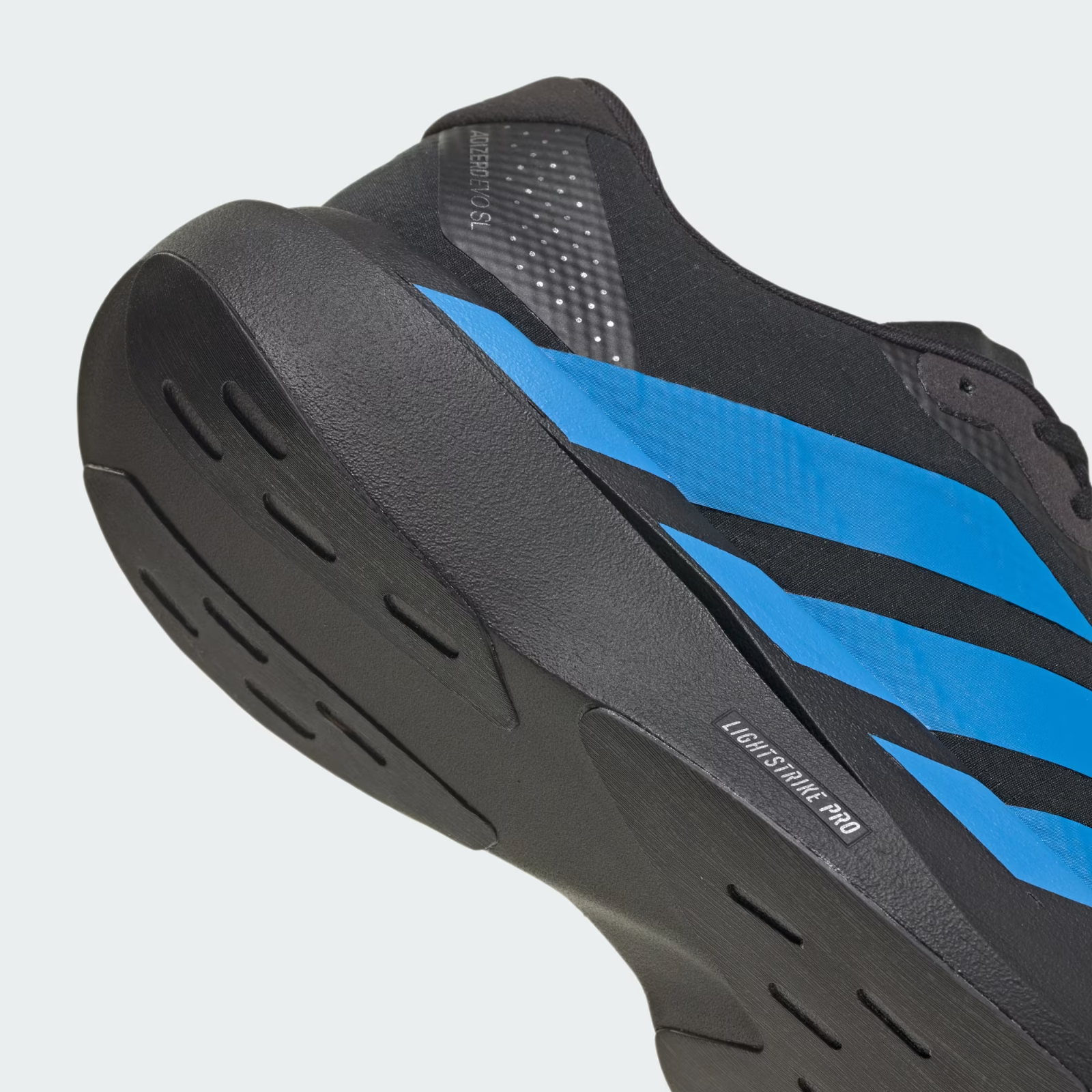 KI4257 adidas Adizero Evo SL Running "Core Black/Lucid Ray Blue" (Men's)
