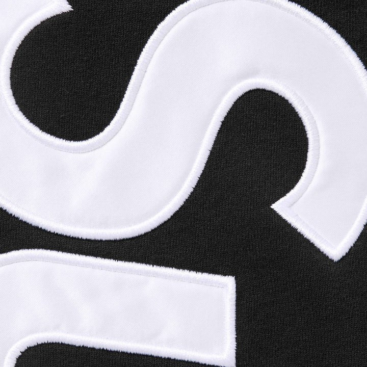 Supreme Satin Applique Sweatpant Black