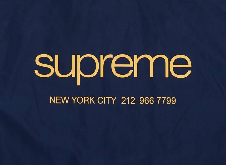 Supreme Nyc Coaches Jacket Navy